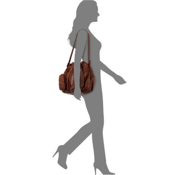 FRYE Brooke Studded Crossbody Drawstring Bag - Picture 5 of 14